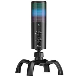Ezy usb mikrofon AK-9 360°RGB led 192khz/24bit type-c, (21024330) Cene