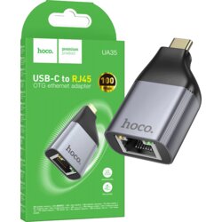 hoco. Adapter USB Type-C na LAN UA35, Crni Cijene
