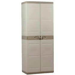 plastiken Garderobne omare Armoire de rangement en résine beige Bež Cene