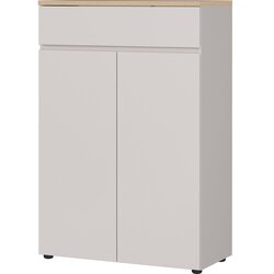 Germania Kremno bela komoda v mat dekorju 80x120x40 cm Lissabon – Cene