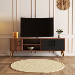 Hanah home exxen - 1580 walnutanthracite tv stand Cene
