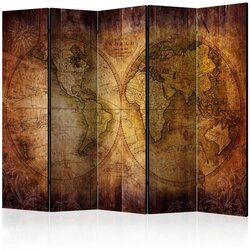 Artgeist Paravan Old World Map, 5-Delni, Enostranski Cene