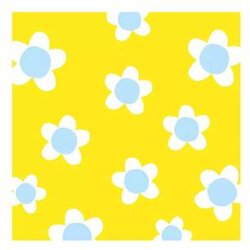PPD Papperproducts Design Flower Fun - Salvete - Flower Fun, Yellow, 33x33 cm Cene