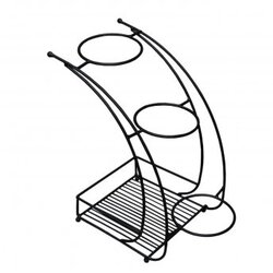 WALLXPERT SEH 4567 Stalak za lonce, crni Cijene