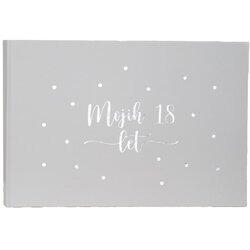 The Memo Book Spominska knjiga Mojih 18 let - SIVA/srebrna Cene