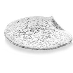Ivv Servirni krožnik s privihanim robom Sand 22cm / steklo, (5000198851) Cene
