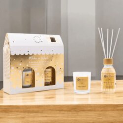 LA Casa de los Aromas gold christmas home set Cene