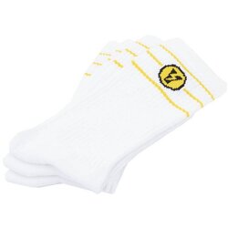 YELLOW Dokolenke PACK DE 3 THUNDER SOCKS Bela Cene