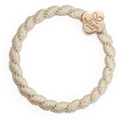 By Eloise London Woven Gold Quatrefoil Cream White gumice za kosu Cene