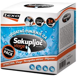 Texo Sakupljač vlage refil, economy paket, set 3x450 g Cene