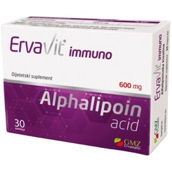Ervamatin ervavit Alfa-lipoinska kiselina, 600mg, 30 kapsula Cene