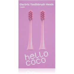 Hello Coco Electric Toothbrush Heads Pink nadomestne glave za zobno ščetko 2 kos Cene