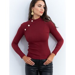 Cool & Sexy Ženska bluza Ey2579, Bordo Cene