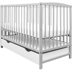 New Baby Krevetić Lilly s ladicom grey Cene