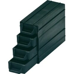 BJZ ESD-magazin za manje komponente C-188 054, (DxŠxV) 120 x 40 x 20 mm, crne bo Cene