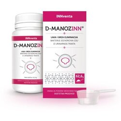 INNVENTA D-Manozinn Prašak za prevenciju i dodatak u terapiji infekcija urinarnog trakta, 62.6g Cene
