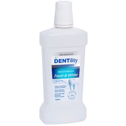 DENTILITY tečnost za ispiranje usta Fresh&White 500ml Cene