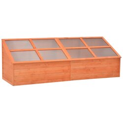 vidaXL Rastlinjak iz lesa 180x57x62 cm Cene