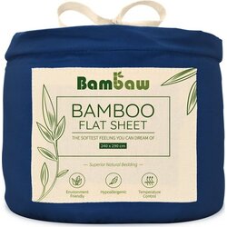 Bambaw Cozy Rjuha iz bambusa - 240 x 290 cm - Blue Navy Cene