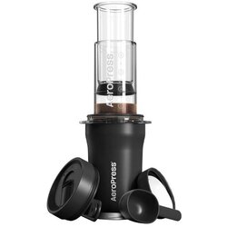 Aeropress Go Plus coffee maker with black thermal mug Cene