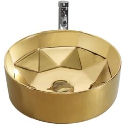 Hidrosan lavabo Art 400*400*140 [KW-GD152B] [zlatna, sjaj] Cene