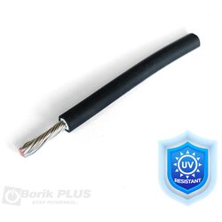 Solen Kablo Solarni kabl 10mm licnasti CRNI UV Cene