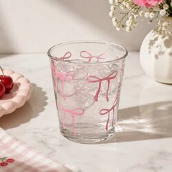 CUTE&COOL HOME staklena čaša mašnice, 350ml Cene