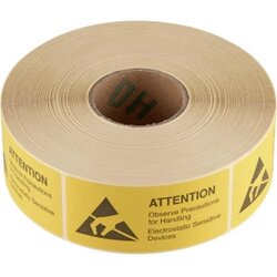 Wolfgang Warmbier Znak upozorenja za pakiranja, engleski 2850.3675.E (D x Š) 75 mm x 36 mm žuta, crna Cene
