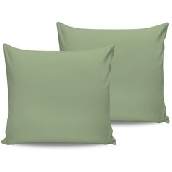 Light green green pillowcase set (2 pieces) (de) Cene