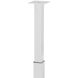 WALTECO teleskopska pohištvena noga (š x do: 6 x 6 cm, nastavitev višine: 70 cm - 110 cm, nosilnost izdelka: 80 kg, jeklo, bela, oglate oblike) Cene