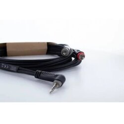 Cordial 14859 utičnica / Cinch audio Y-adapter [1x 3,5 mm banana utikač - 2x muški cinch konektor] 1.50 m crna PVC oblog Cene