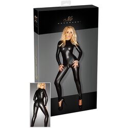 Sexy Kleding Wetlook catsuit z dolgimi rokavi - XXL Cene