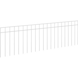 vidaXL Vrtni panel ograje 48 pcs Pocinkano jeklo Srebrna, (5000301686) Cene