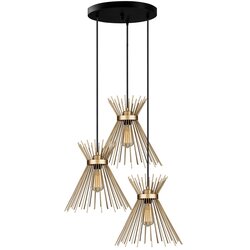 Squid Lighting Kovinska viseča svetilka v zlati barvi ø 34 cm Izmir - Squid Lighting Cene