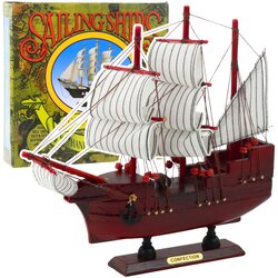  Collectible Decorative Model Sailing Ship Red 24x23cm Cijene