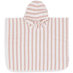 Jollein pončo stripe terry gots wild rose Cene
