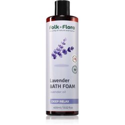 Folk & Flora Lavender pena za kopel s pomirjajočim učinkom 400 ml Cene