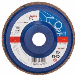 Bosch lamelni brusni disk X551/ Expert for Metal 2608607365/ Prečnik 125 mm; granulacija 40/ ravni Cene