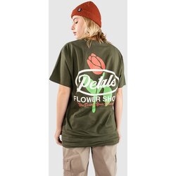 Petals and Peacocks Flower Shop T-shirt olive Cene