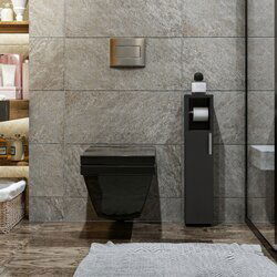 Hanah home Star - Anthracite Anthracite Bathroom Cabinet Cene