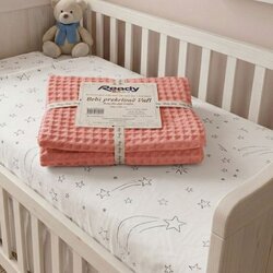 Ready Bebi Prekrivač Vafl - Oranž Cene