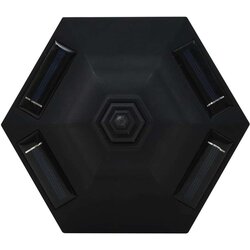 vidaXL Zunanje solarne svetilke 3 kosi LED črne barve Cene