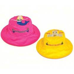 FlapJackKids® obojestranski šešir s uv zaštitom mermaid/sandcastle Cene
