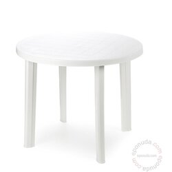 Ipae-progarden baštenski sto plastični tondo beli Cene
