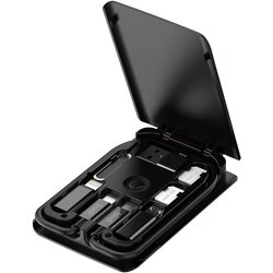 DOCKING STATION I HUB BUDI Multifunkcionalni box wireless punjač, 15W, Crni Cene