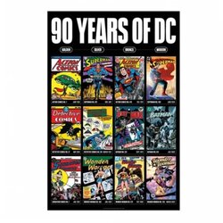 Fanattik DC Comics 90 Years Of DC Art Print Cene