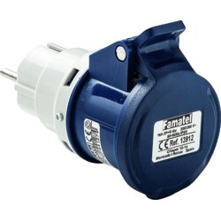 Famatel Industrijski adapter za utikač 2P+T/schuko utičnica 16A,IP20 - 13912 Cene