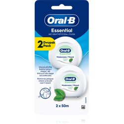 Oral-b Essential Floss Mint konac za zube s voskom s okusom metvice 2x50 m Cijene