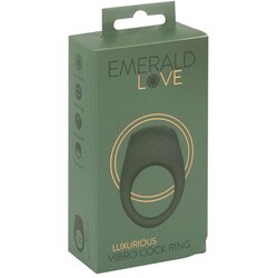 Emerald Love Vibrirajući prsten za penis Luxurious, 6,5cm, Zeleni Cene