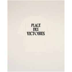 Ami Paris Majice & Polo majice T-SHIRT UTS387.726.136 BLANC CREME Bež Cene